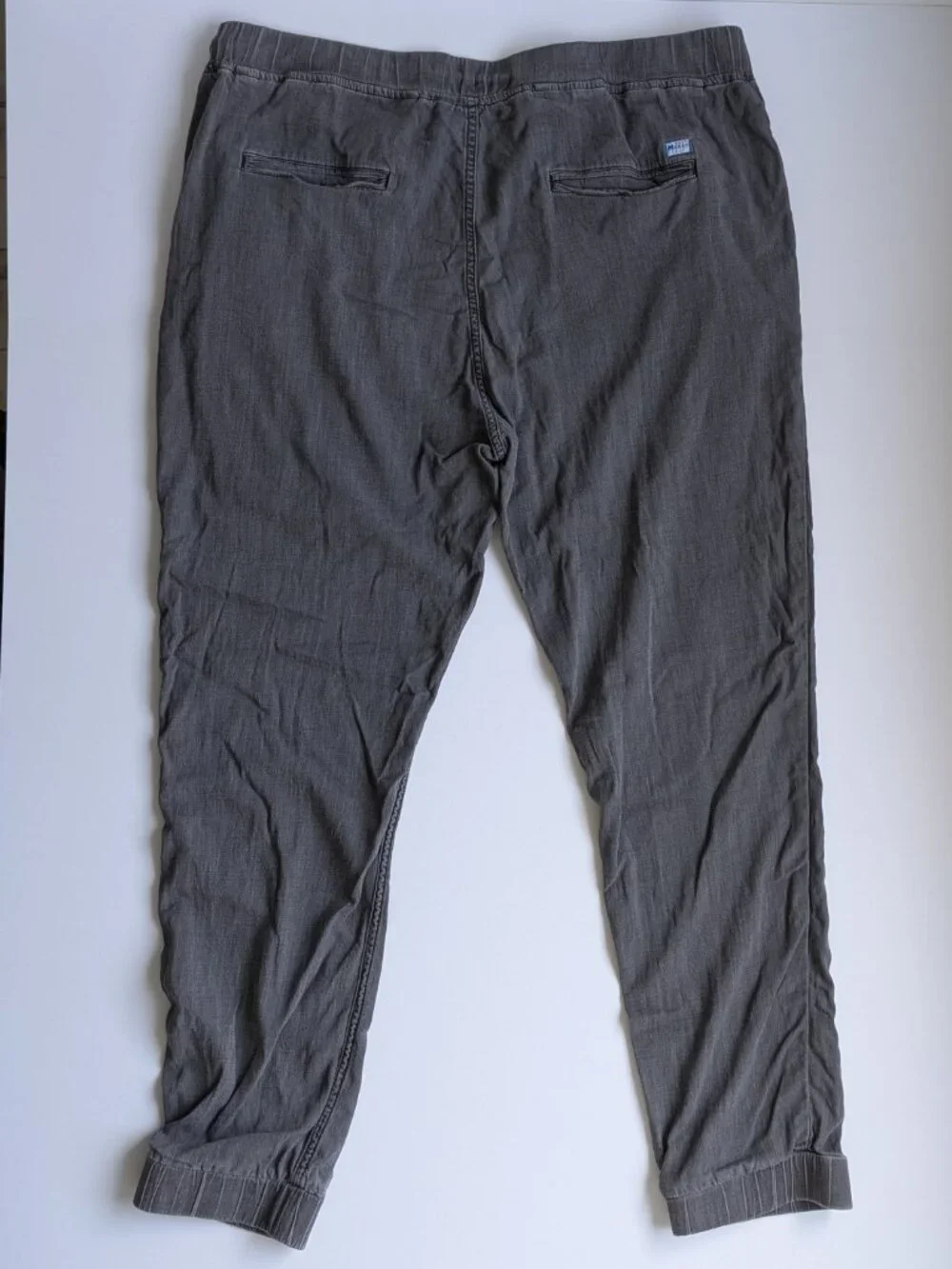 Mugsy Mens Pants Easy Joggers XXL Gray CH1JNGY Casual Leisure Cotton Blend